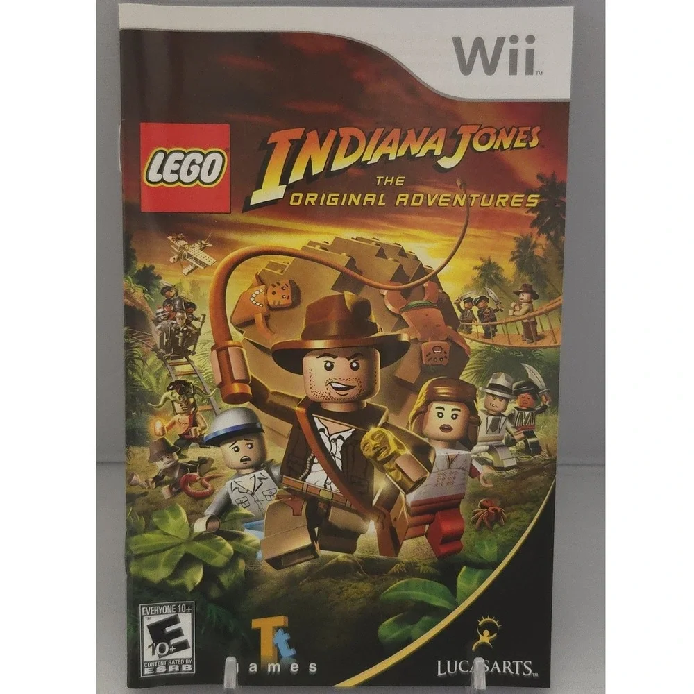 LEGO Indiana Jones Original Adventures & Adventure Continues Bundle Nintendo Wii